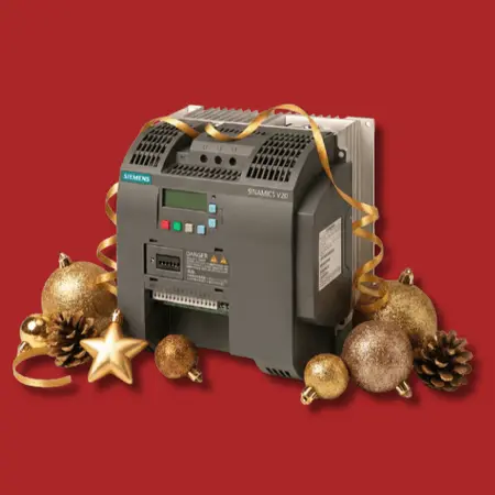 Variador de Frecuencia fondo rojo