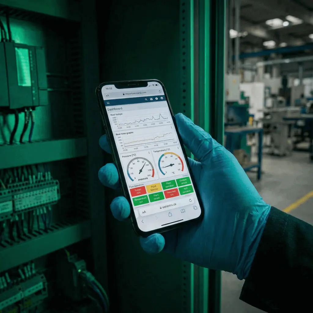Monitoreo remoto industrial del PLC S7 1200 Performance Insight final