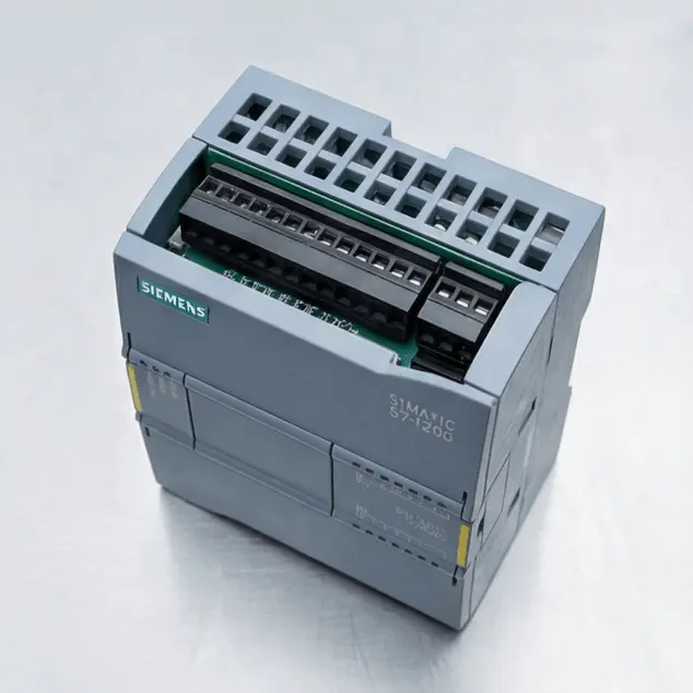 PLC S7 1200 Siemens Fondo Blanco