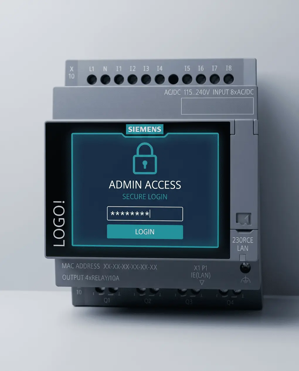 LOGO 9 Siemens Indumatic password admin access