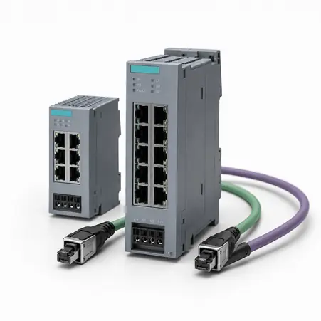 Productos Siemens para conectividad y redes industriales